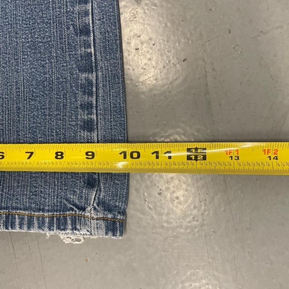 Main street Blues faded regular wash denim jeans with nice fade - Picture 7 of 8